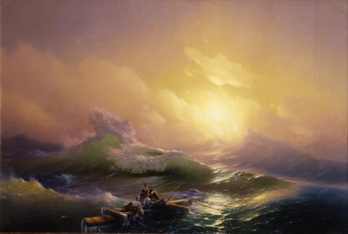 Hovhannes Aivazovsky, The Ninth Wave, 1850
